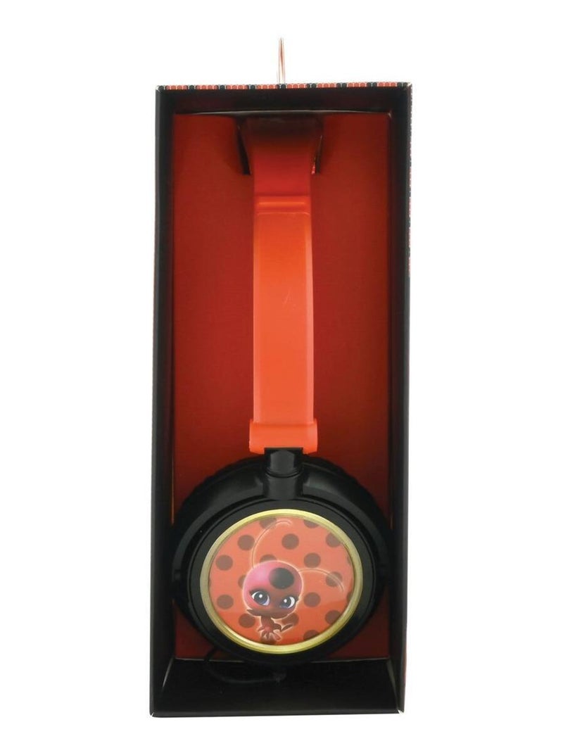Auriculares plegables estéreo con cable Miraculous con limitación segura del volumen Rojo - Kiabi