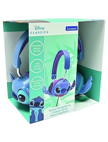 Auriculares plegables estéreo con cable stitch con limitación segura del volumen