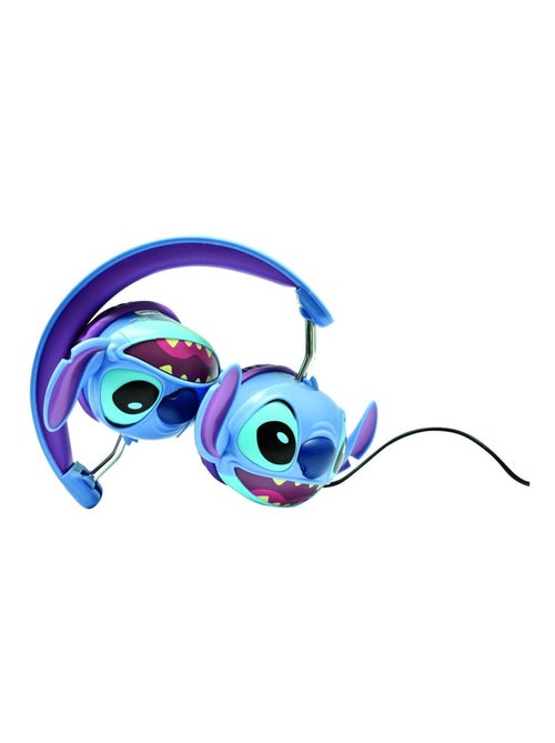Auriculares plegables estéreo con cable Stitch con limitación segura del volumen - Kiabi