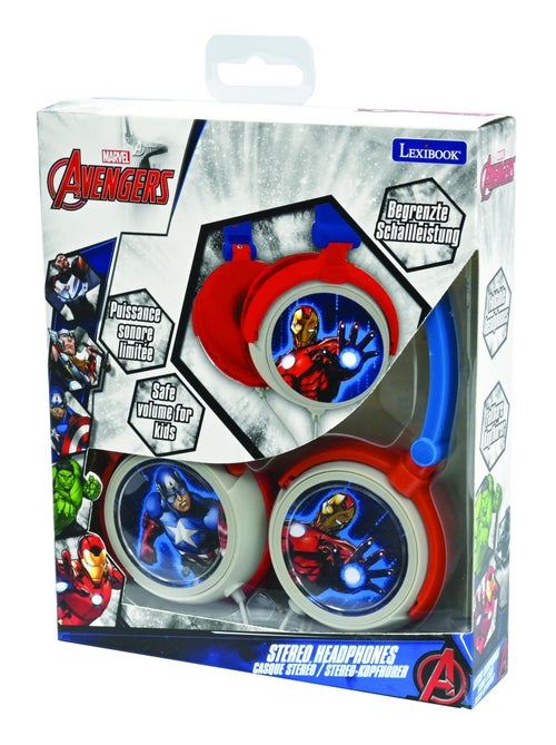Auriculares plegables est?reo con cable Avengers con limitaci?n segura del volumen - Kiabi Auriculares plegables est?reo con cable Avengers con limitaci?n segura del volumen - Kiabi