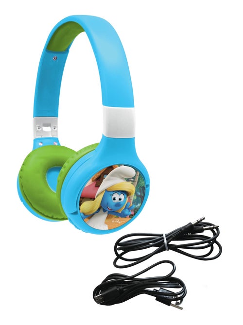 Auriculares Smurfs inalámbricos recargables luminosos con orejas de gato - Kiabi