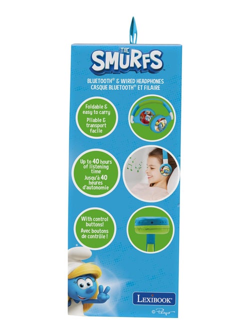 Auriculares Smurfs inalámbricos recargables luminosos con orejas de gato - Kiabi
