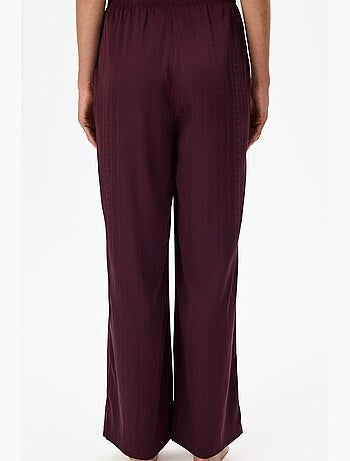 Aurora pantalón de pijama satinado floral penti