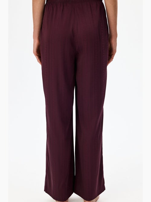 Aurora pantalón de pijama satinado floral penti - Kiabi Aurora pantalón de pijama satinado floral penti - Kiabi