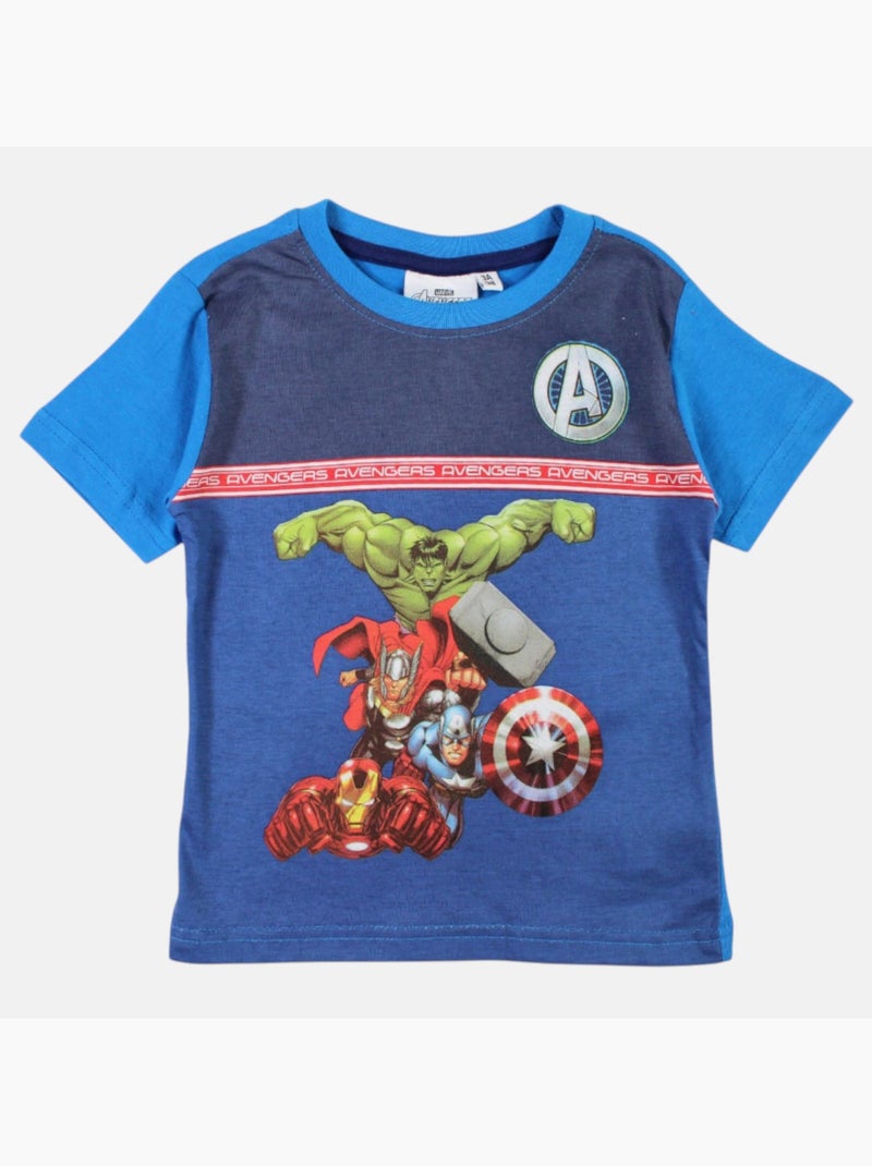 Avengers - Camiseta Azul - Kiabi