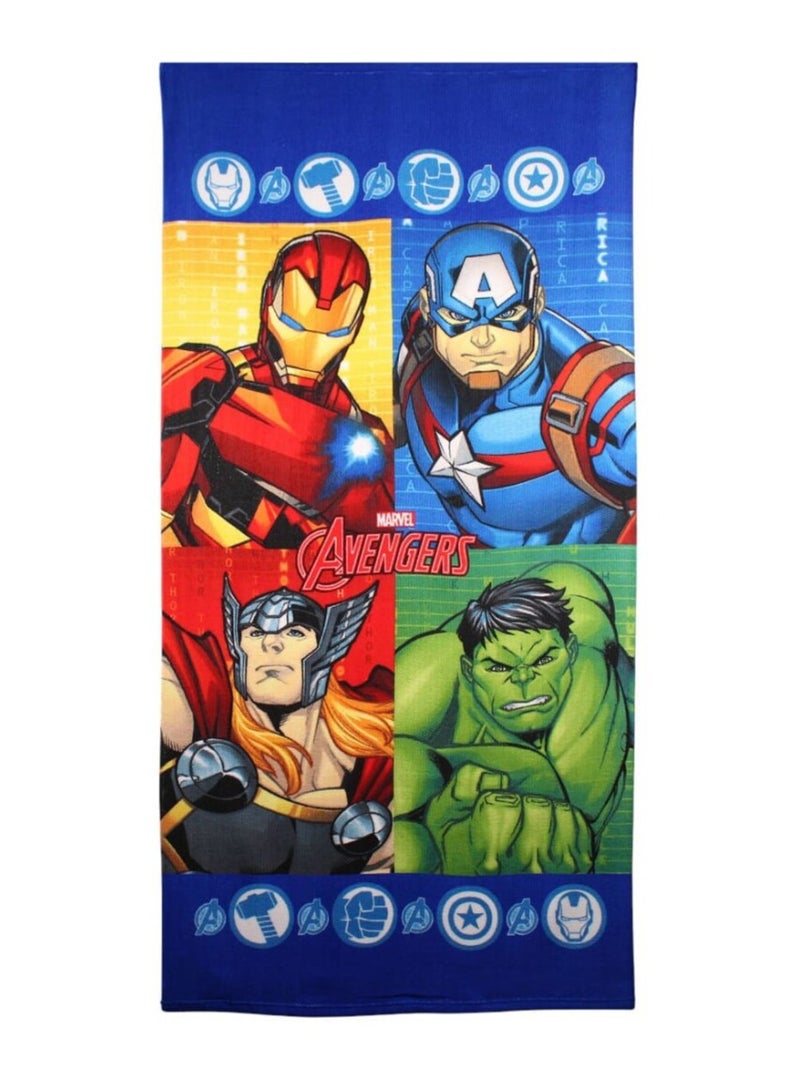 Avengers - Toalla poliéster niño Azul - Kiabi