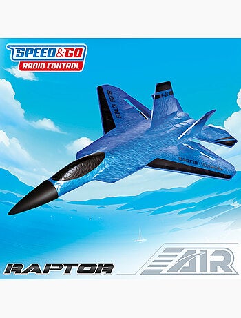 Avión teledirigido de combate giro 360 º c/estabilizador 25 cm speed & go
