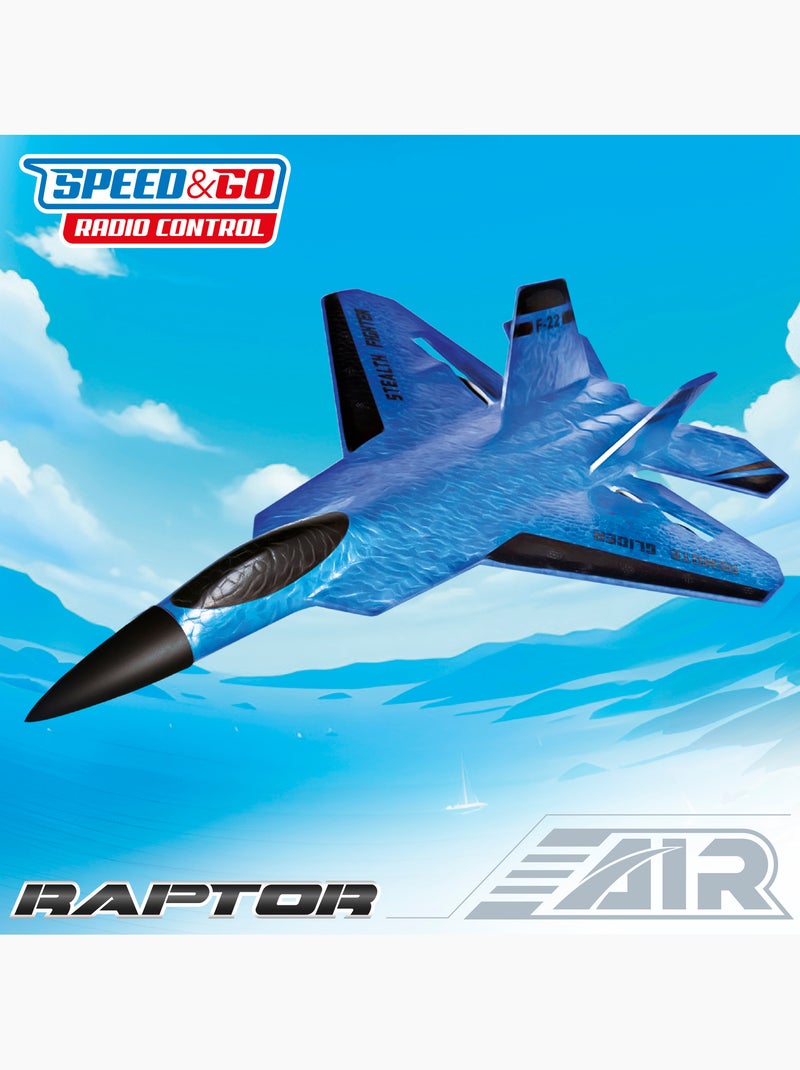 Avión teledirigido de combate giro 360 º c/estabilizador 25 cm speed & go N/D - Kiabi