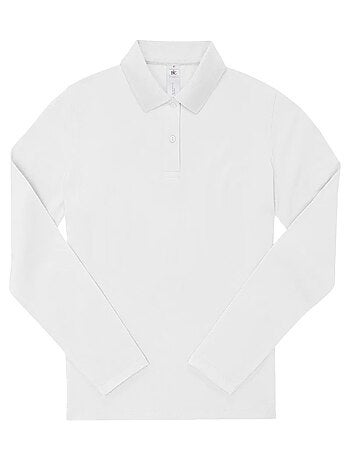 B and c - camisa my polo 180 de manga larga para mujer - b&c