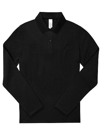 B and c - camisa my polo 180 de manga larga para mujer - b&c