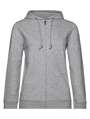 B and c - sudadera con cremallera inspire diseño lisos para mujer - b&c