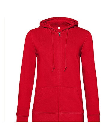 B and c - sudadera con cremallera inspire diseño lisos para mujer - b&c