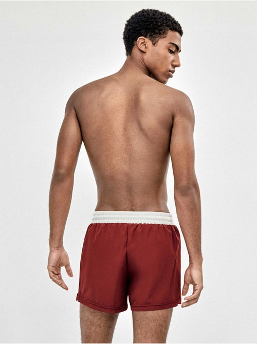 Ba?ador de hombre ajustable en cintura tejido de secado r?pido - Kiabi Ba?ador de hombre ajustable en cintura tejido de secado r?pido - Kiabi