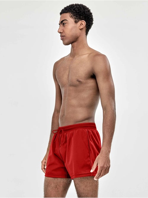 Ba?ador de hombre ajustable en cintura tejido de secado r?pido - Kiabi Ba?ador de hombre ajustable en cintura tejido de secado r?pido - Kiabi