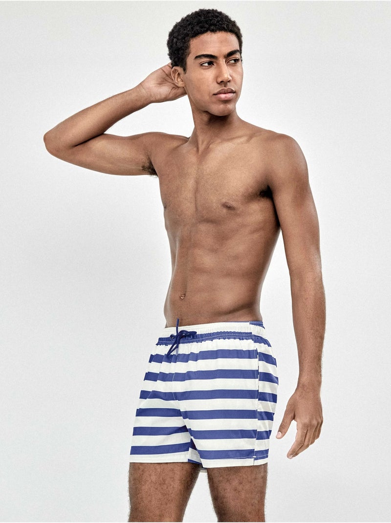 Ba?ador hombre estampado marinero Azul - Kiabi