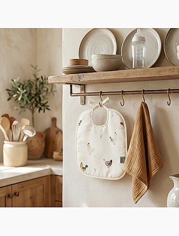 Babero anudable de algodón y bambú | SEVIRA KIDS