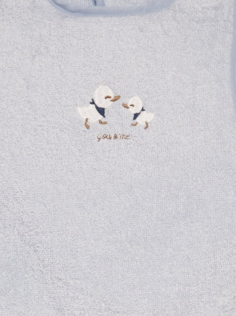 Babero babi de rizo AZUL - Kiabi