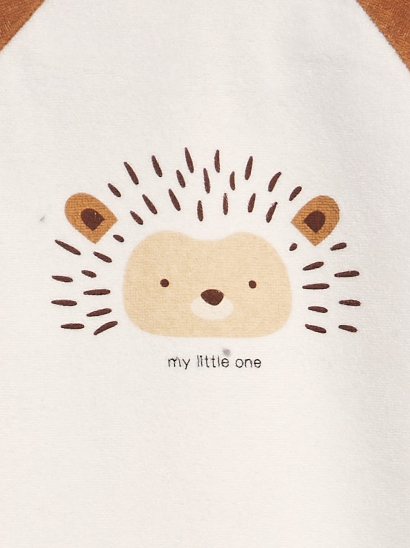 Babero babi de rizo BLANCO - Kiabi