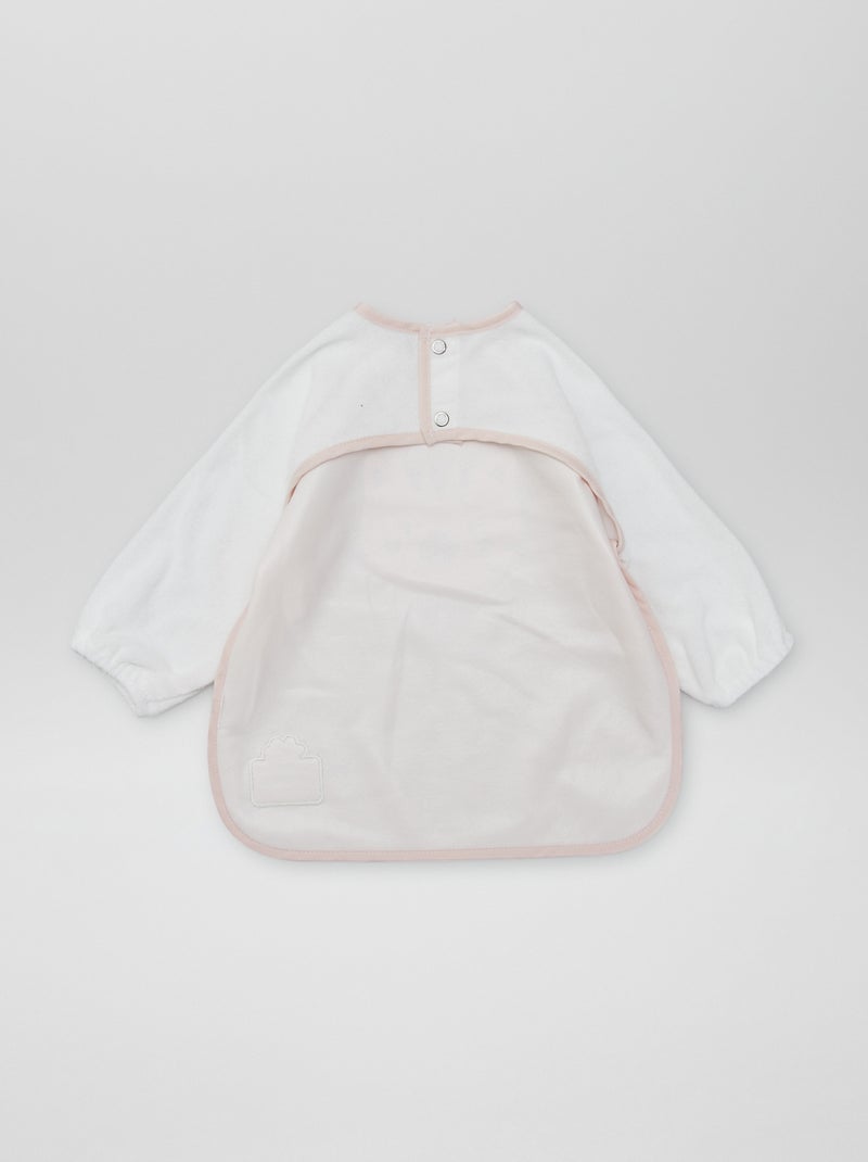 Babero babi de rizo ROSA - Kiabi