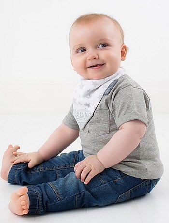 Babero bandana con mordedor, stella | Cheeky Chompers