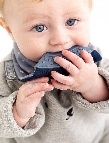 Babero bandana con mordedor, stella | Cheeky Chompers