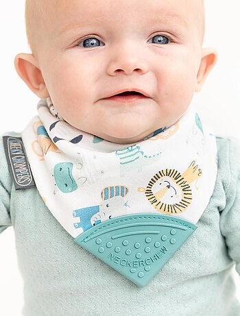 Babero bandana con mordedor, stella | Cheeky Chompers