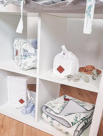 Babero bandana de algodón, eucalipto - SEVIRA KIDS