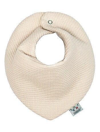 Babero bandana de algodón tipo panal - SEVIRA KIDS