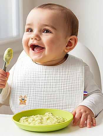 Babero de algodón orgánico