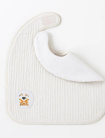 Babero de algodón orgánico