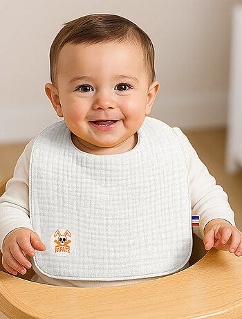 Babero de algodón orgánico