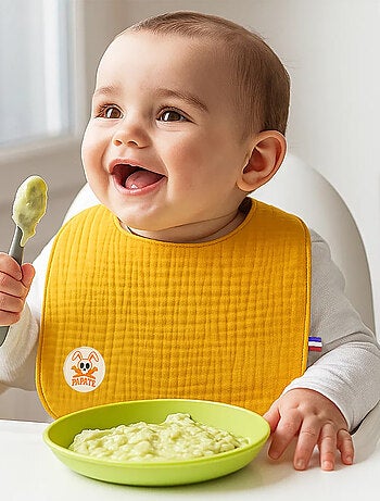 Babero de algodón orgánico