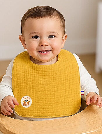 Babero de algodón orgánico