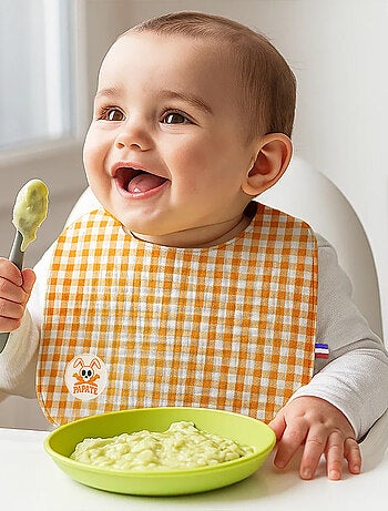 Babero de algodón orgánico