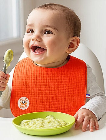 Babero de algodón orgánico