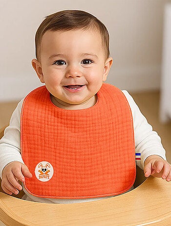 Babero de algodón orgánico