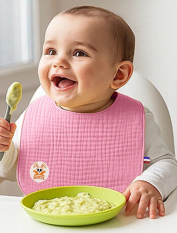 Babero de algodón orgánico