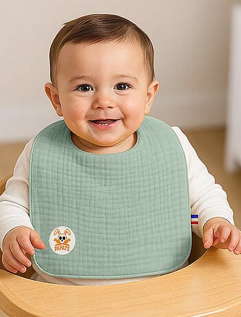 Babero de algodón orgánico