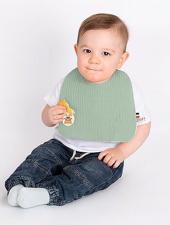 Babero de algodón orgánico