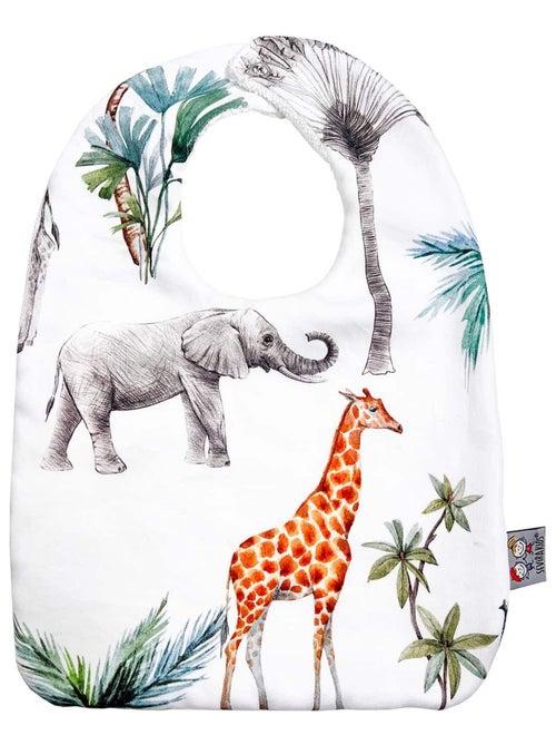 Babero de algodón y esponja, safari | SEVIRA KIDS - Kiabi
