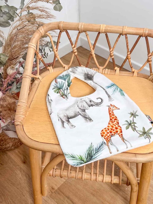 Babero de algodón y esponja, safari | SEVIRA KIDS - Kiabi