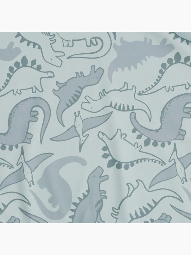 Babero de aprendizaje con mangas y diseño de dinosaurio "les chatounets" Verde - Kiabi