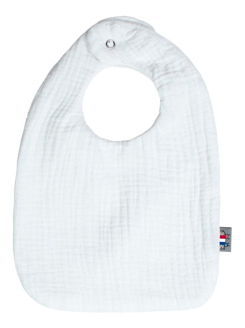 Babero de gasa de algodón para bebé | SEVIRA KIDS Blanco dorado - Kiabi