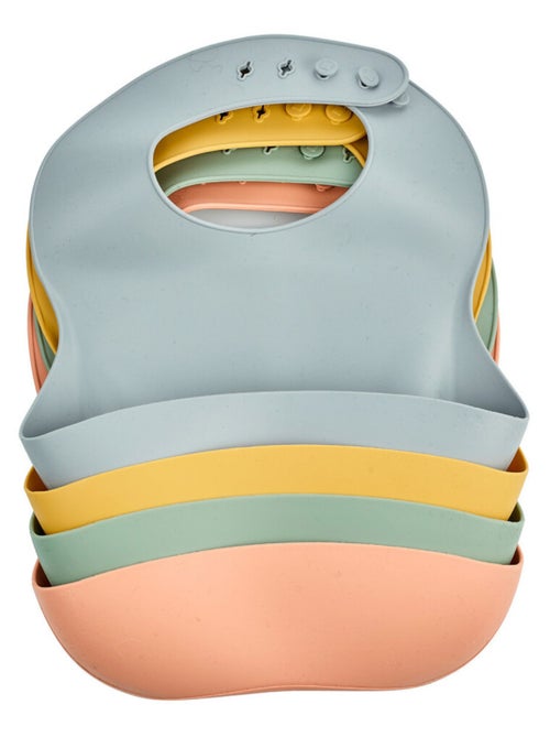 Babero de silicona con recogedor de alimentos Thermobaby impermeable - Kiabi