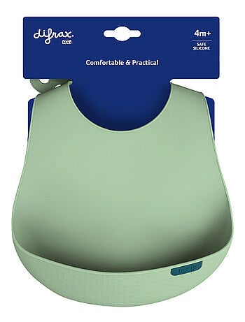 Babero de silicona con recogedor, difrax lovi - Difrax