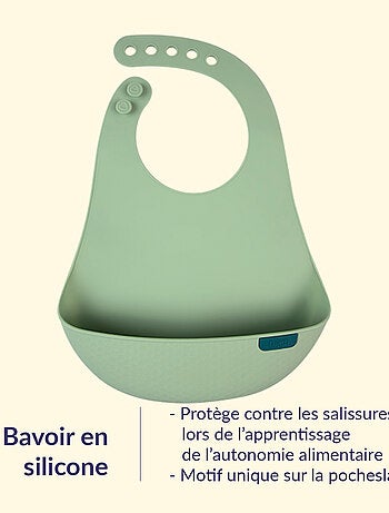Babero de silicona con recogedor, difrax lovi | Difrax