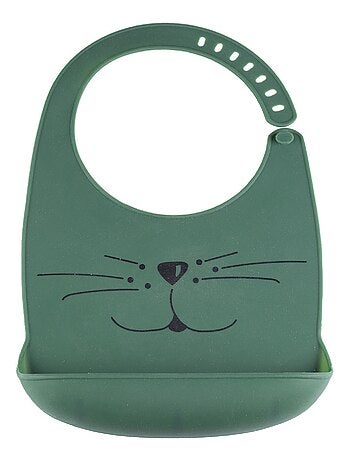Babero de silicona con recogedor