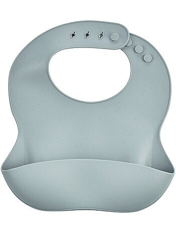 Babero de silicona con recogedor de alimentos Thermobaby impermeable
