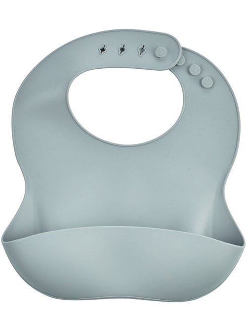 Babero de silicona Thermobaby con bolsillo anti-desbordamiento ajustable en 4 posiciones - Kiabi