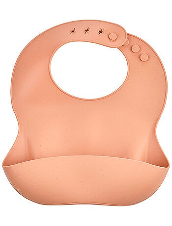 Babero de silicona con recogedor de alimentos Thermobaby impermeable